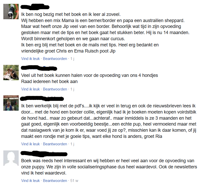 Op deze foto zie je ebook Border Collie Geheimen ervaringen van klanten