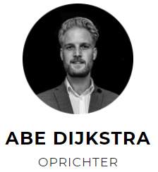 Op deze foto zie je Abe Dijkstra, 1 van de oprichters van de cursus Cryptocommunity